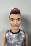 Mattel - Barbie - Fashionistas #176 - Sleeveless Tie-dye Shirt/Red Plaid Pants - Ken - Slender - кукла